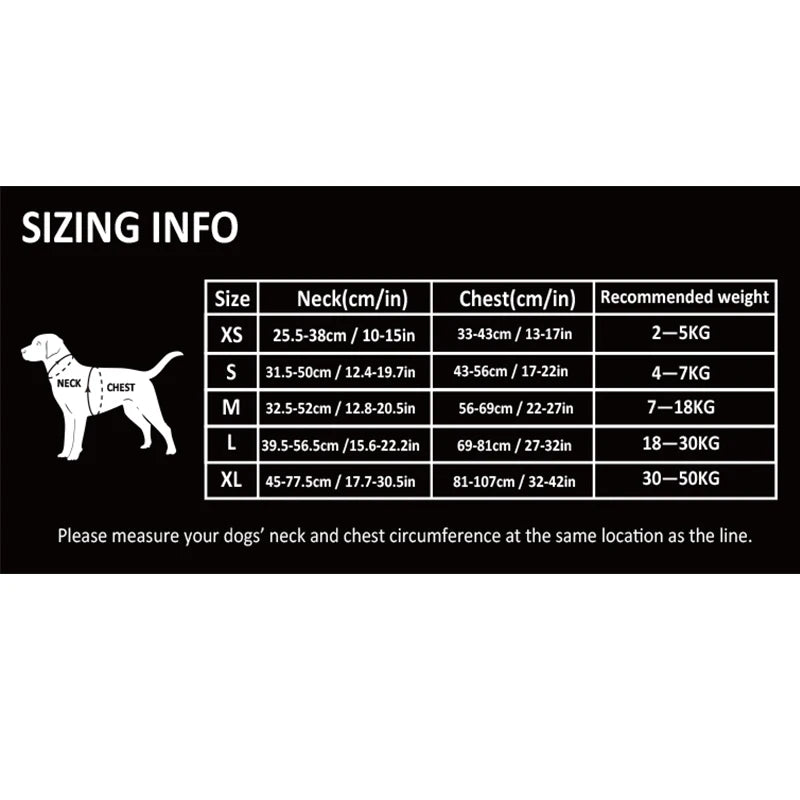 Pet Reflective Nylon Dog Harness No Pull Adjustable Medium.