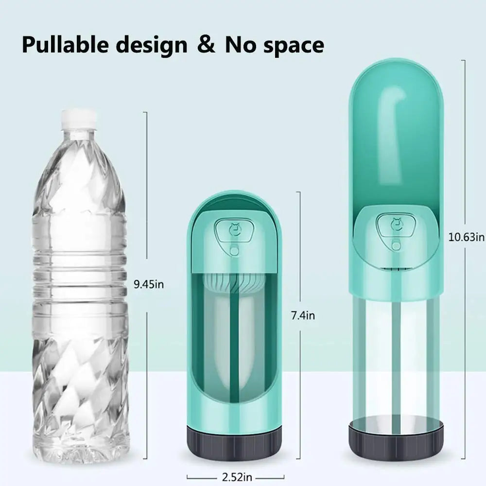 Pet Dog water Bottle Dispenser Outdoor Travel.