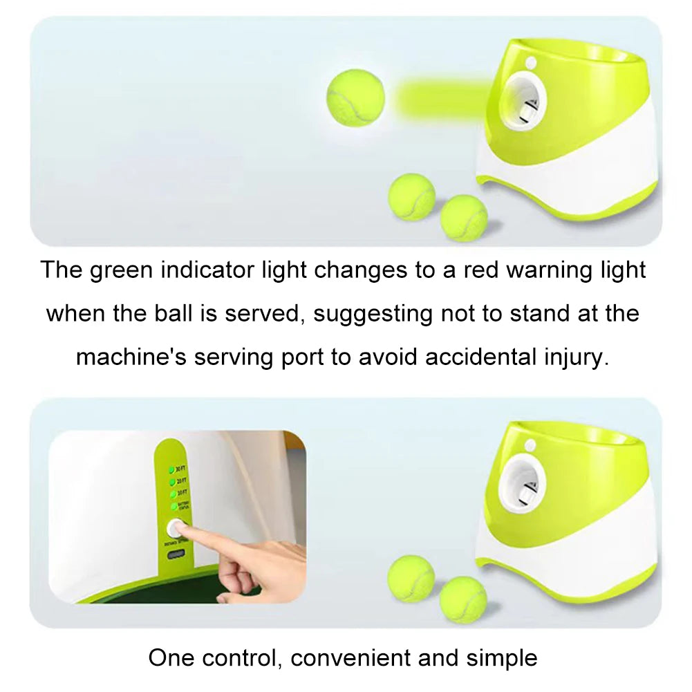Pet Prime Automatic Dog Ball Thrower Launcher Interative Dog Fetch Machine.