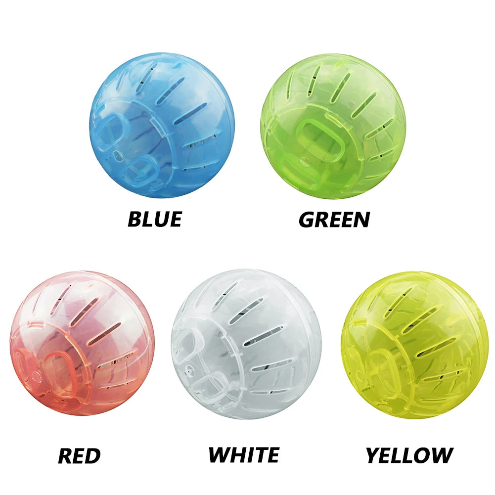 Pet Fitness Running Ball Plastic Solid Grounder Rodent Hamster Mini Jogging Ball
