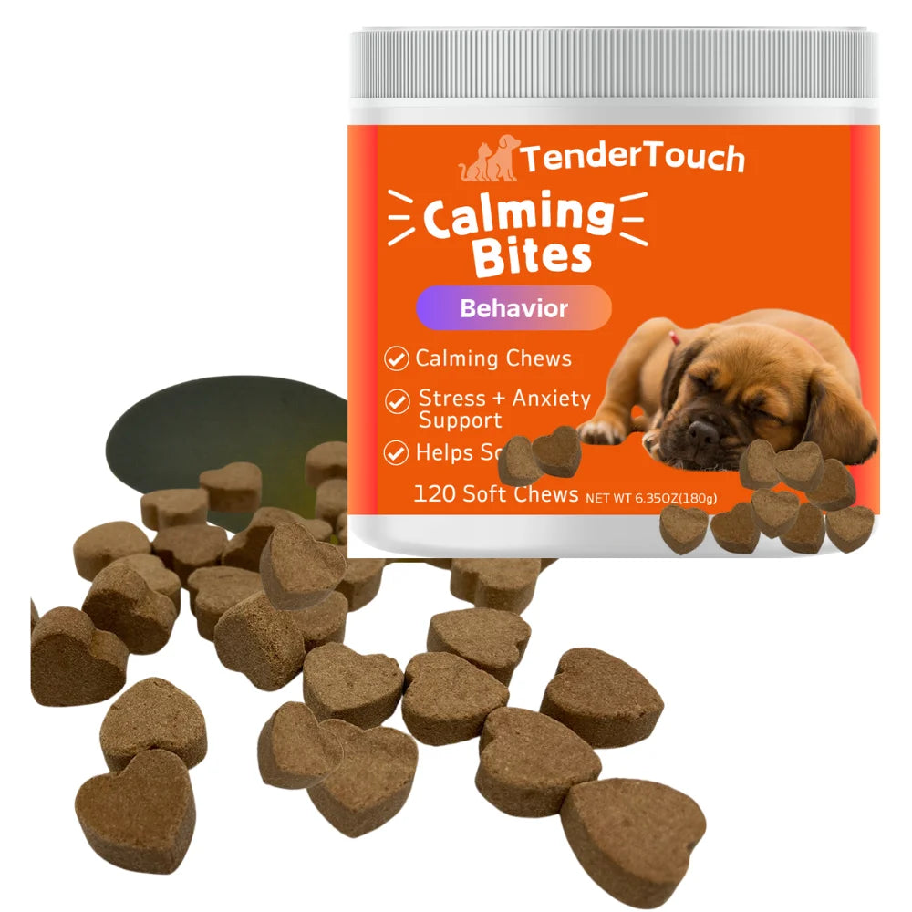 360 Chews - 3 Pack(3 x 180g/6.35oz) 540g/19.1oz - TenderTouch Calming for Dogs - Help Natural Dog Anxiety  for Everyday Stress
