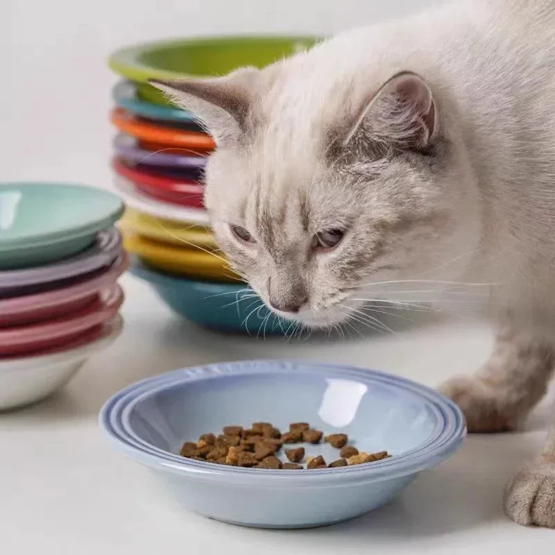 Extra Wide Raised Cats Food Bowl,Elevated Pets Bowls.