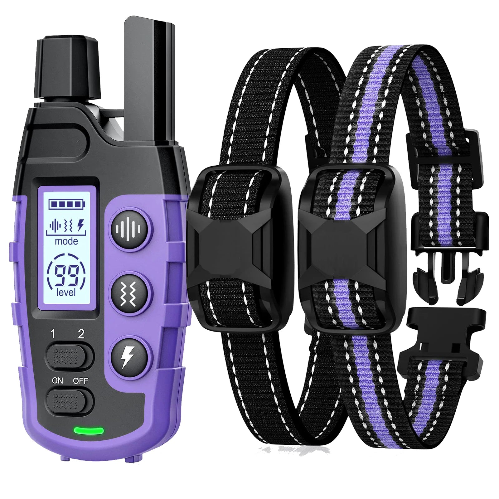 3300Ft Electric Dog Training Collar Remote Control Waterproof Pet Behavior.