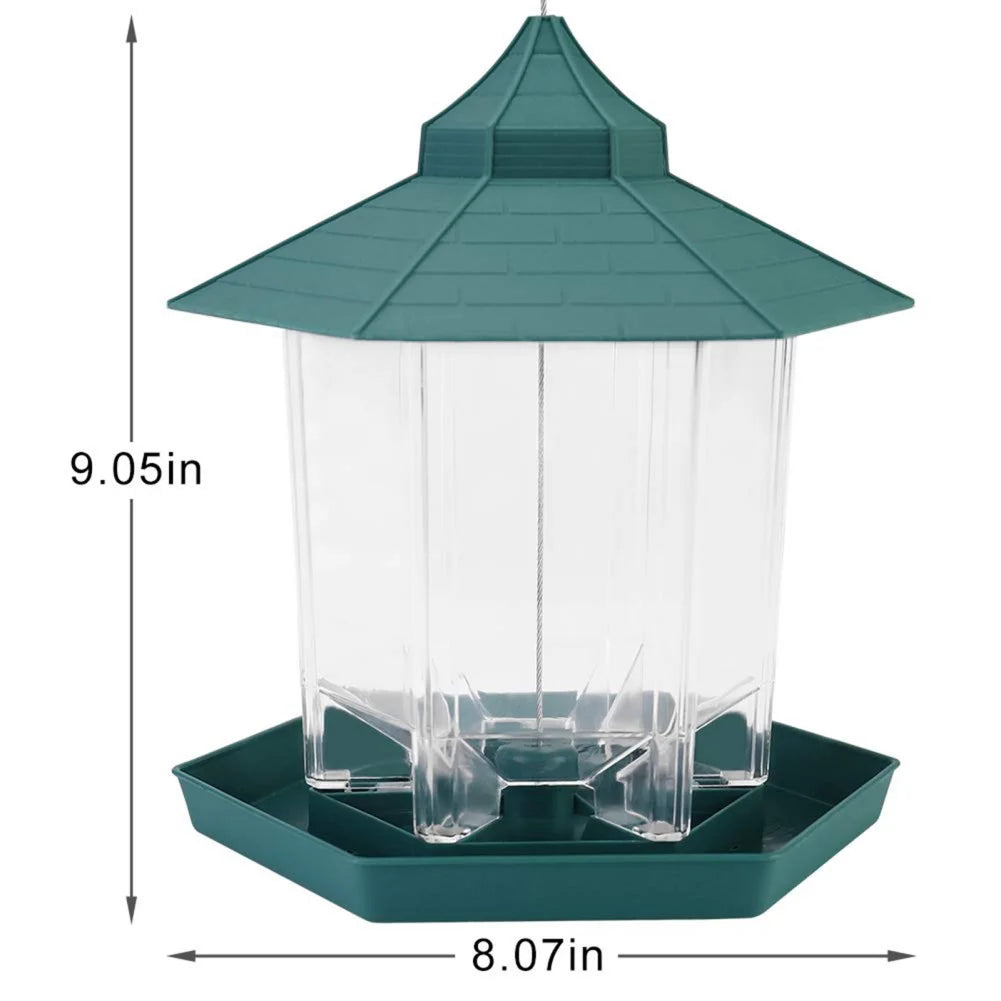 Wild Bird Feeders for Outside Rust Proof Hanging Feeders Squirrel Proof.