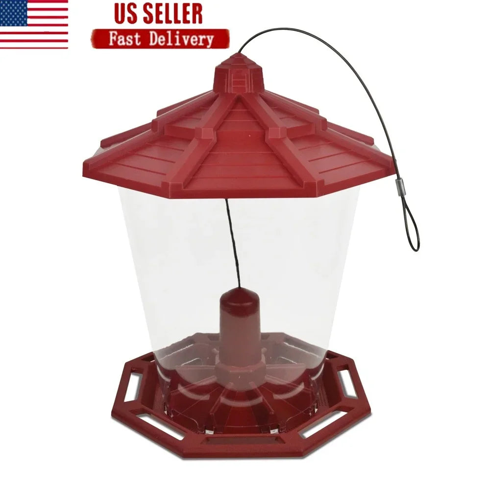 Recycled Wild Bird Feeder Jumbo Hanging Station 10lb Seed.