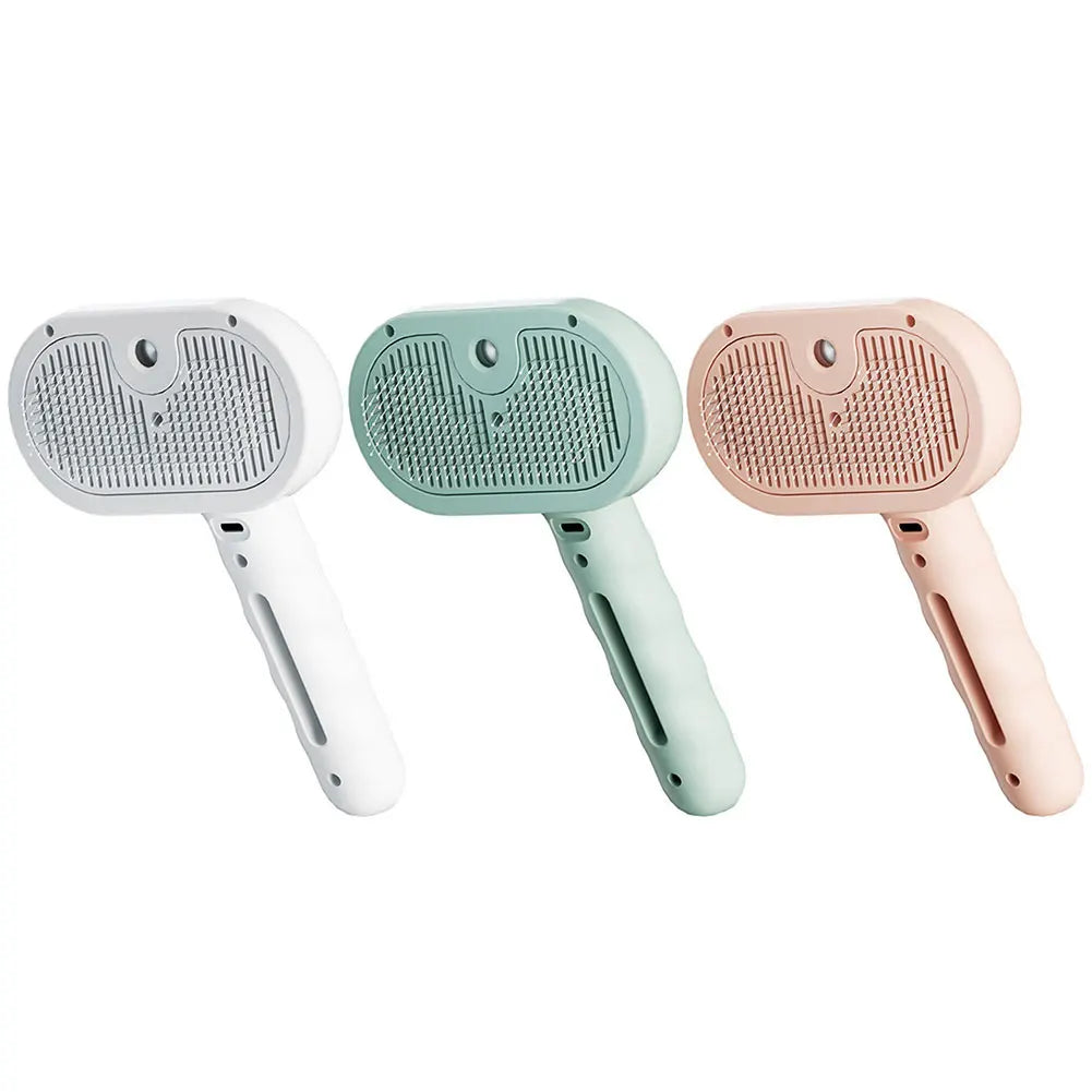 3 in 1 Cat Steam Brush with Release Button.