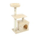 Cat Tower Cat Condo with Sisal Covered Scratching Post for Kittens and Small Cats