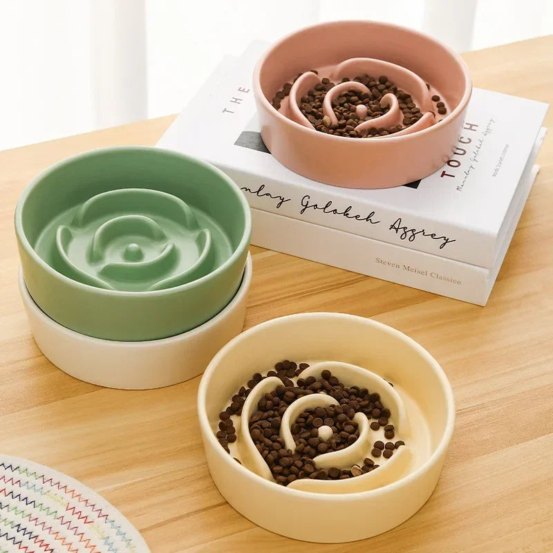 Ceramic Pet Cat Bowl Small and Medium-Sized Dogs