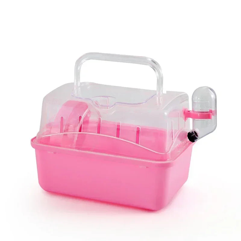 Outdoor Rabbit Crate Carrying Handle Case Hamster Pet Plastic Travel Pet Box.