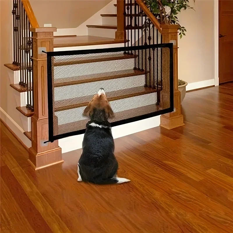 Heavy Duty Dog Barrier Fence with Hooks Insulated Net Foldable Breathable Mesh