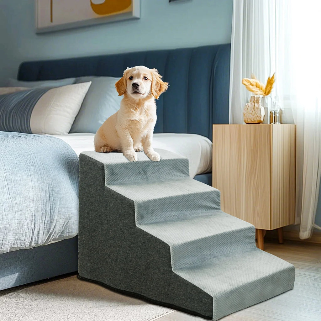 3/4 Steps High Density Foam Dog Stairs Ramps.