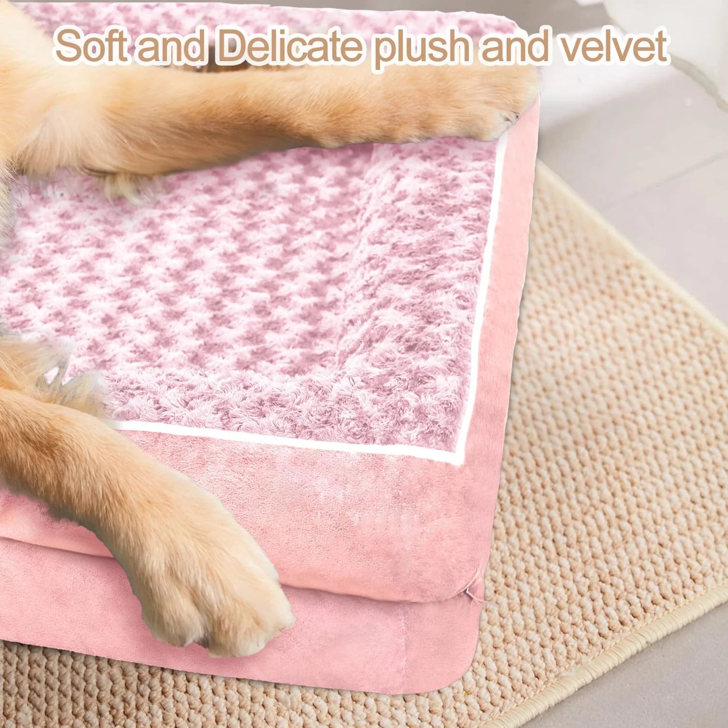 1 removable and clean dog sofa bed, anti-slip bottom.