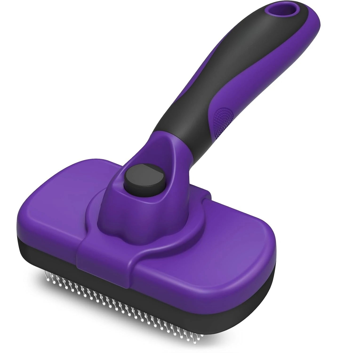 Self Cleaning Slicker Brush for Dogs & Cats Skin Friendly Grooming Deshedding.