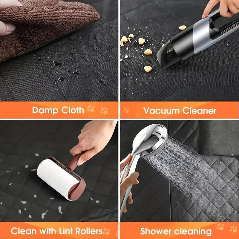 Dog Car Seat Cover for Pets 100% Waterproof Seat Cover.