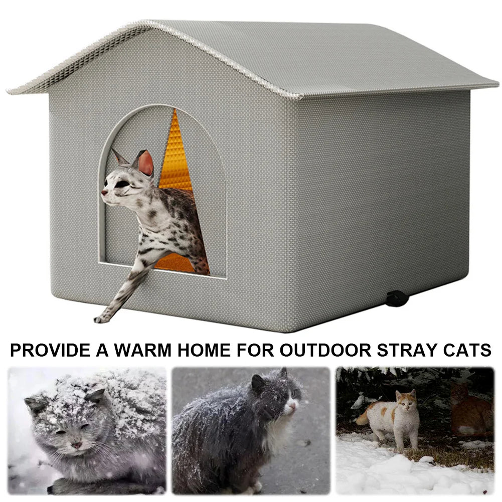 Waterproof Winter Warm Cat House.
