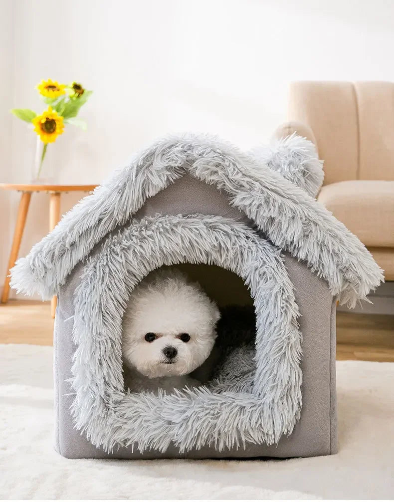 Dog Kennel Indoor Soft Comfortable, Removable Small Dog Bed.
