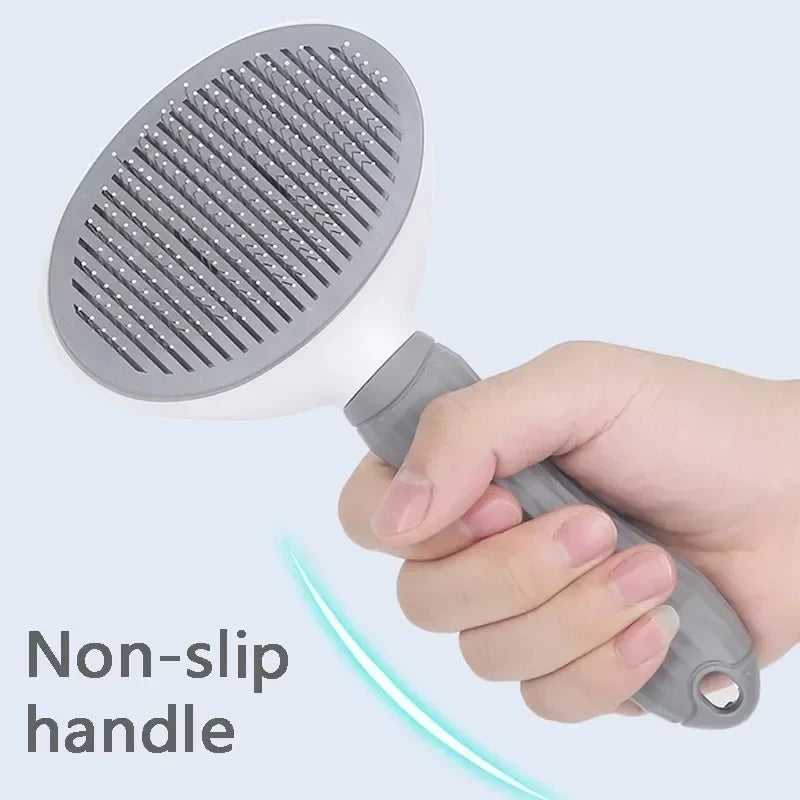 Pet Dog Brush Cat Comb Self Cleaning Pet Hair Remover Brush.