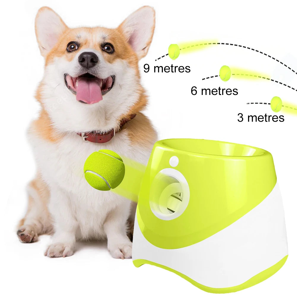 Pet Prime Automatic Dog Ball Thrower Launcher Interative Dog Fetch Machine.