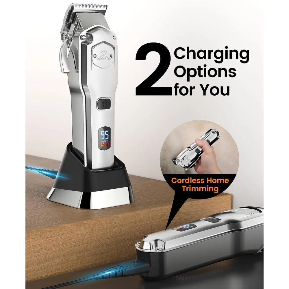 Dog Clippers for Grooming Thick Hair Professional, Cordless/Rechargeable Pet Grooming Kit.