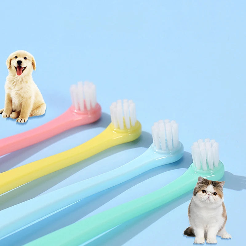Dog Toothbrush Teeth Cleaning Small Head Brush for Dogs Teeth.