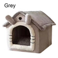 Foldable Pet House Removable Washable Cat House Puppy Cave.