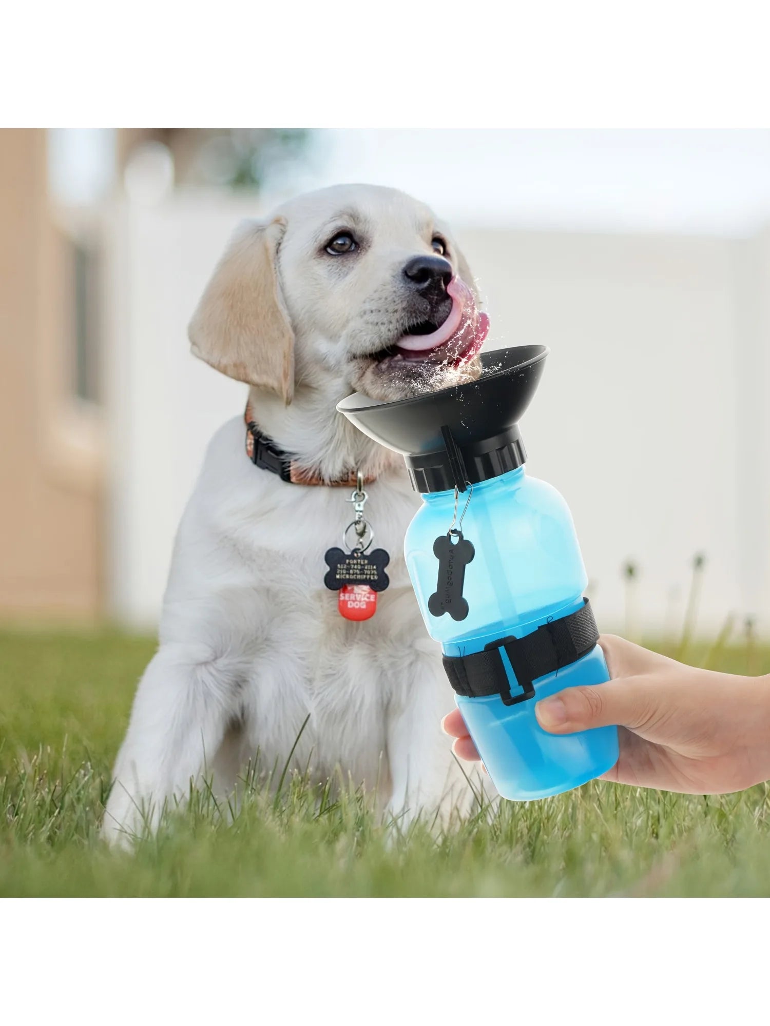 Dog Water Bottle, Portable Travel Water Bottle Dispenser For Dogs - Cats, Outdoor Travel Water Bottle Bowl,