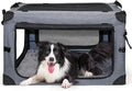 Soft Collapsible Dog Crate - 24 Inch Portable Soft Sided Travel Dog Crate.