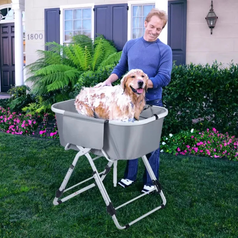 Elevated Dog Bath Tubs for Bath Shower Grooming.