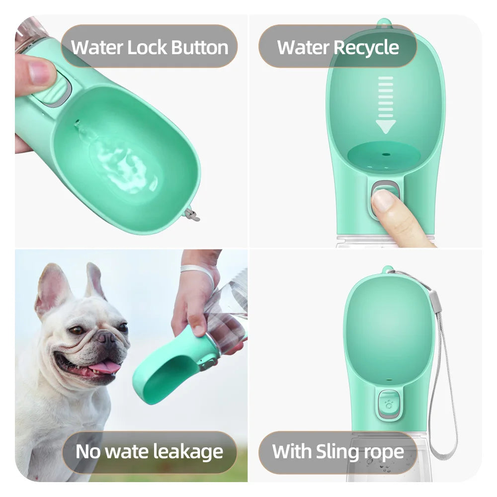 Portable Dog Water Bottle For Small Large Dogs Cat Outdoor.