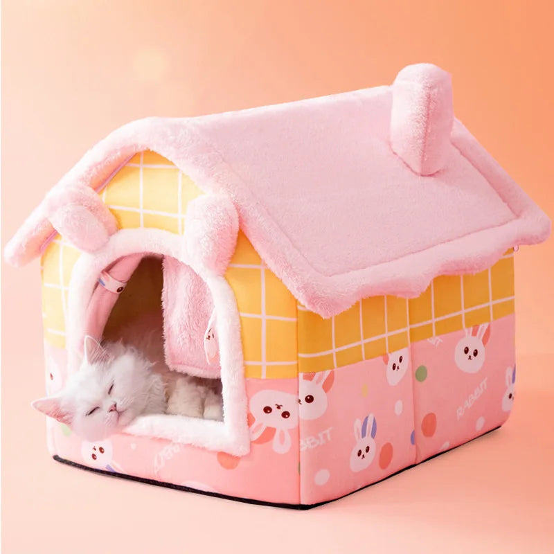 Dog Kennel Indoor Soft Comfortable, Removable Small Dog Bed.