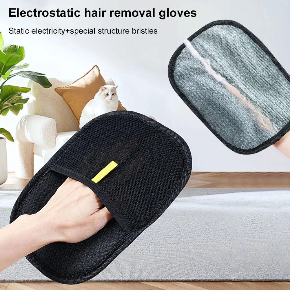 Pet Grooming equipment Gloves Deshedding Glove pet hair remover.