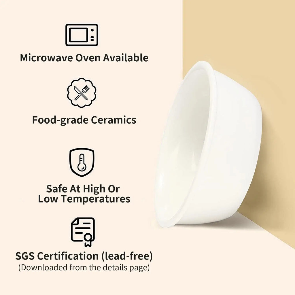 Elevated Cat Ceramic Bowls,15° Tilted Raised Food Feeding Dishes.