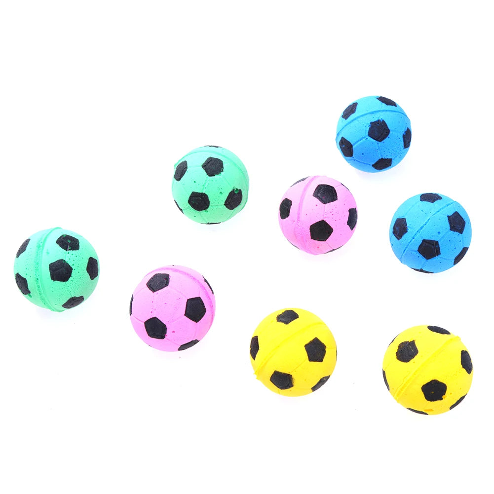 12pcs Pet Interactive Toy Ball Cut Soft Mini Dog Fumble Fetch Ball.