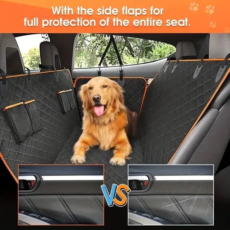 Dog Car Seat Cover for Pets 100% Waterproof Seat Cover.