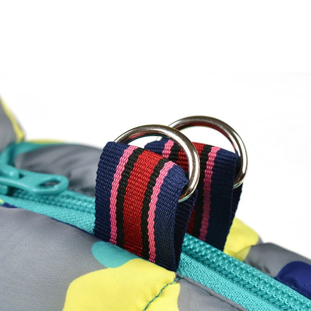 Fullbody Small Dog Coat Warm Fleece Puppy Jacket Dog Winter 4-Leg Puffer.