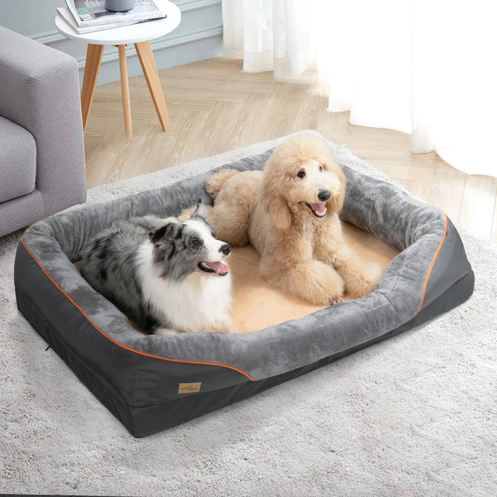 Large Dog Bed Soft Comfortable Anti Allergy Warm Fleece.