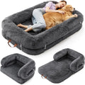 Foldable Human Dog Bed - 3-in-1 Orthopedic Giant Bean Bed.