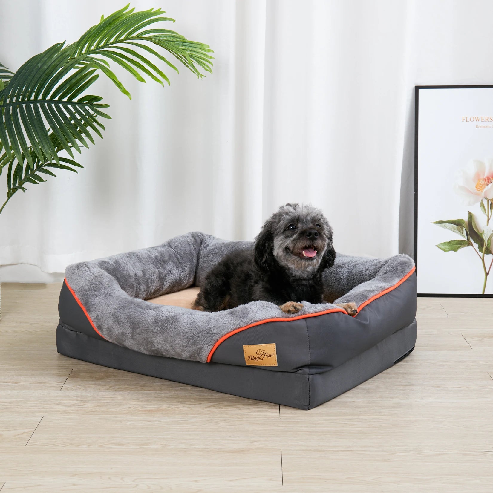 XL 2XL 3XL Dog Bed Super Soft Orthopedic Foam Pet Bed.