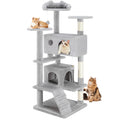 .Tall Multi-Level Cat Tree Tower for Indoor Pet Furniture Stable Kitty Play House.