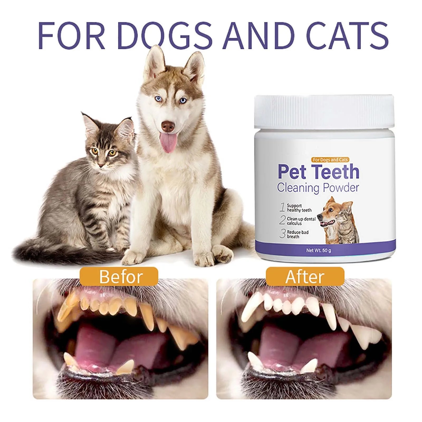 Pet Toothpaste Cat Dog Fresh Breath Toothpaste.