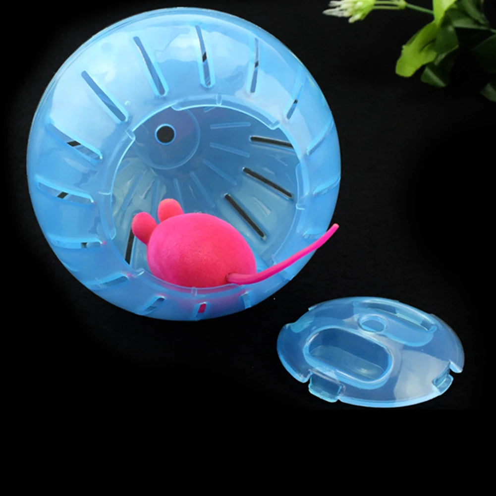 Pet Fitness Running Ball Plastic Solid Grounder Rodent Hamster Mini Jogging Ball