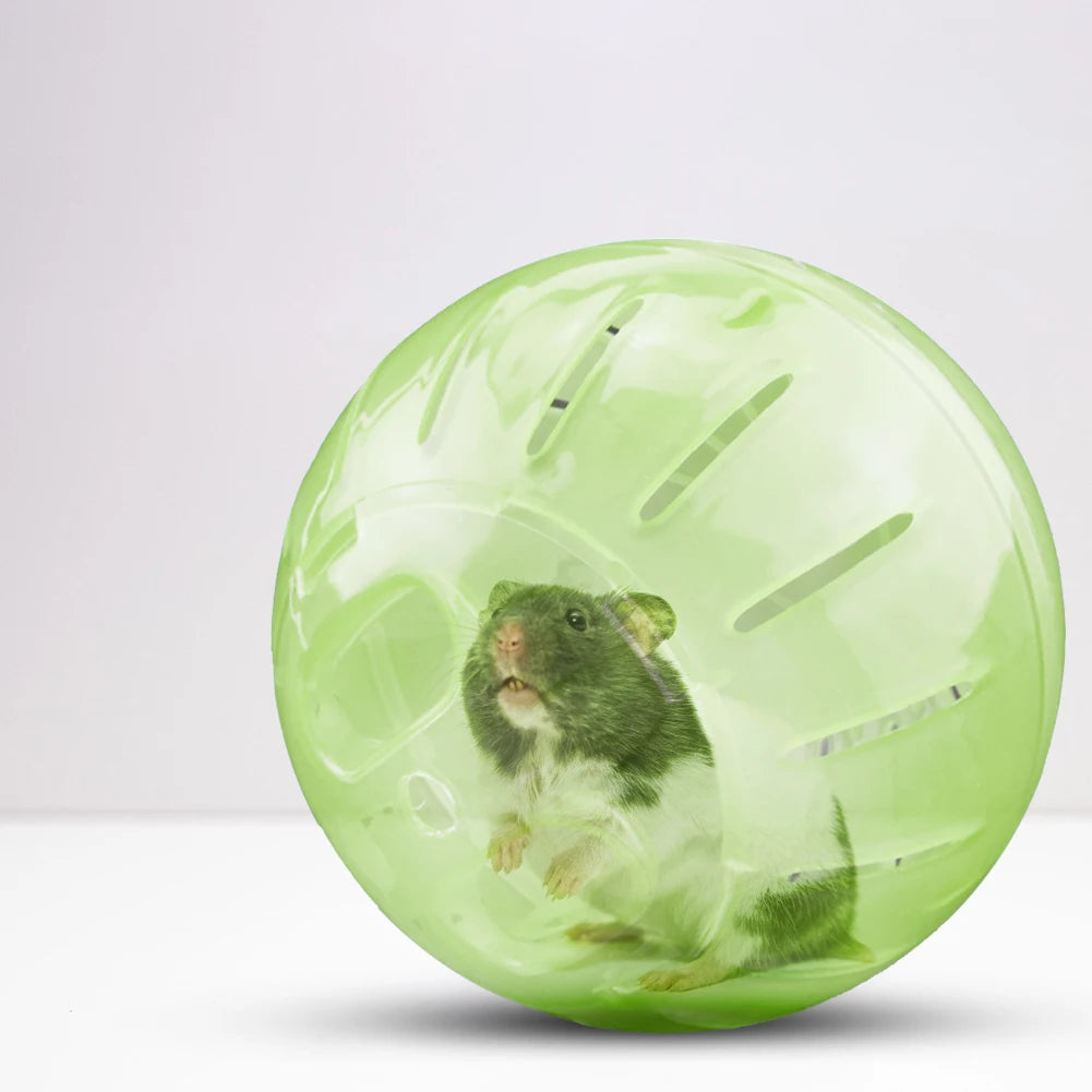 Mini Portable Pet Jogging Ball Plastic Gerbil Hamster Running Ball Accessories