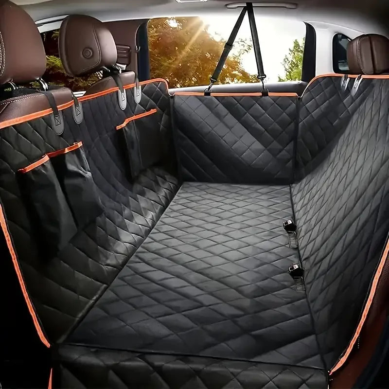 Dog Car Seat Cover for Pets 100% Waterproof Seat Cover.
