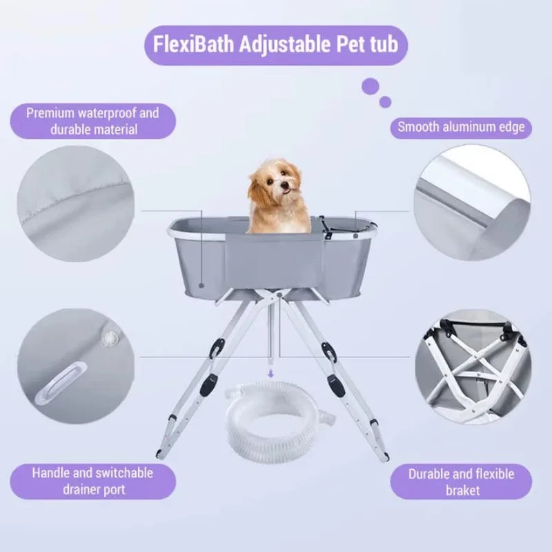 Elevated Dog Bath Tubs for Bath Shower Grooming.