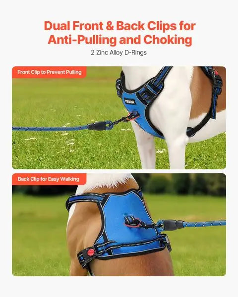 Dog Harness for Large Dogs No Pull Adjustable Dog Vest Pet Harness with Leash.