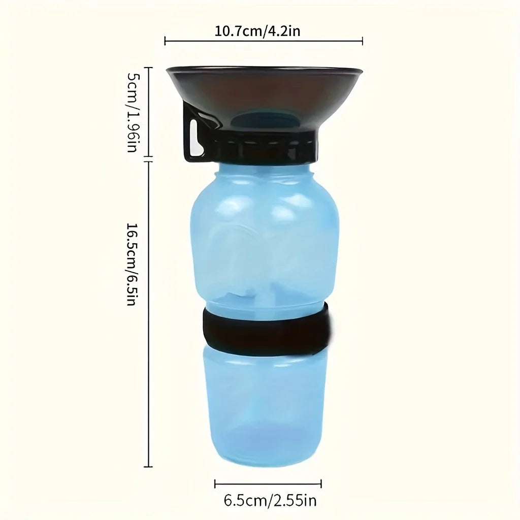 Dog Water Bottle, Portable Travel Water Bottle Dispenser For Dogs - Cats, Outdoor Travel Water Bottle Bowl,