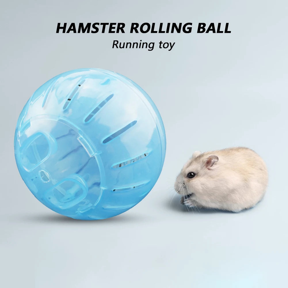 Pet Fitness Running Ball Plastic Solid Grounder Rodent Hamster Mini Jogging Ball