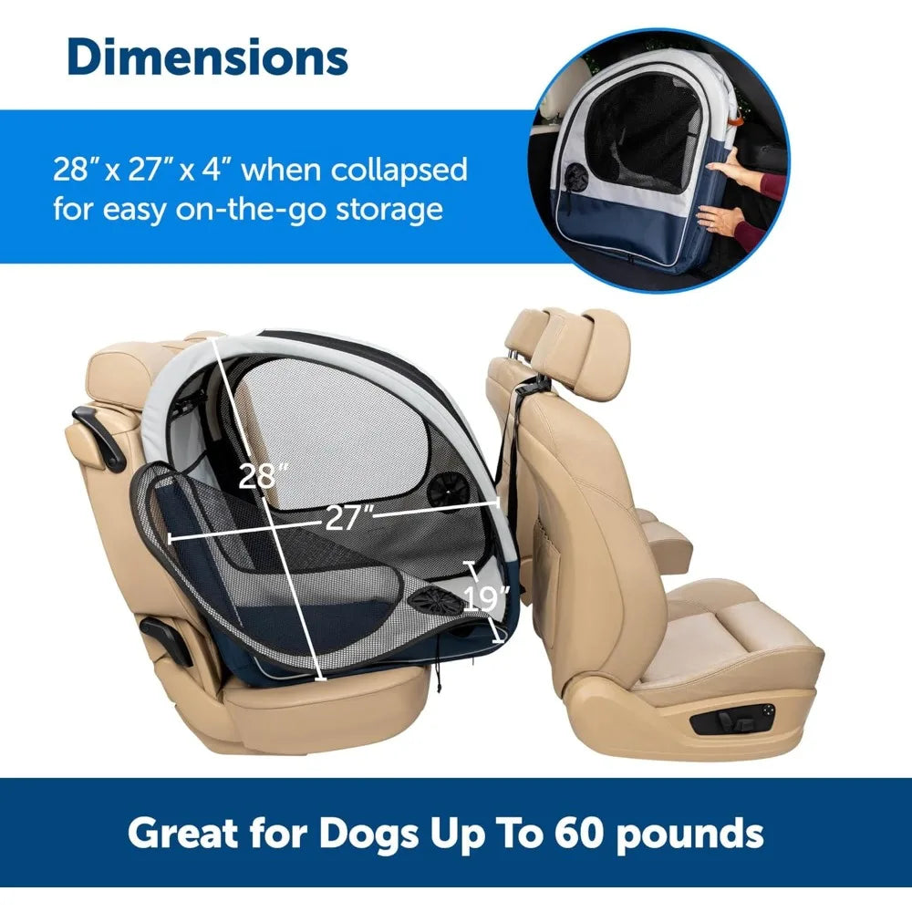 Happy Ride Collapsible Travel Crate - Safe Travel Containment.