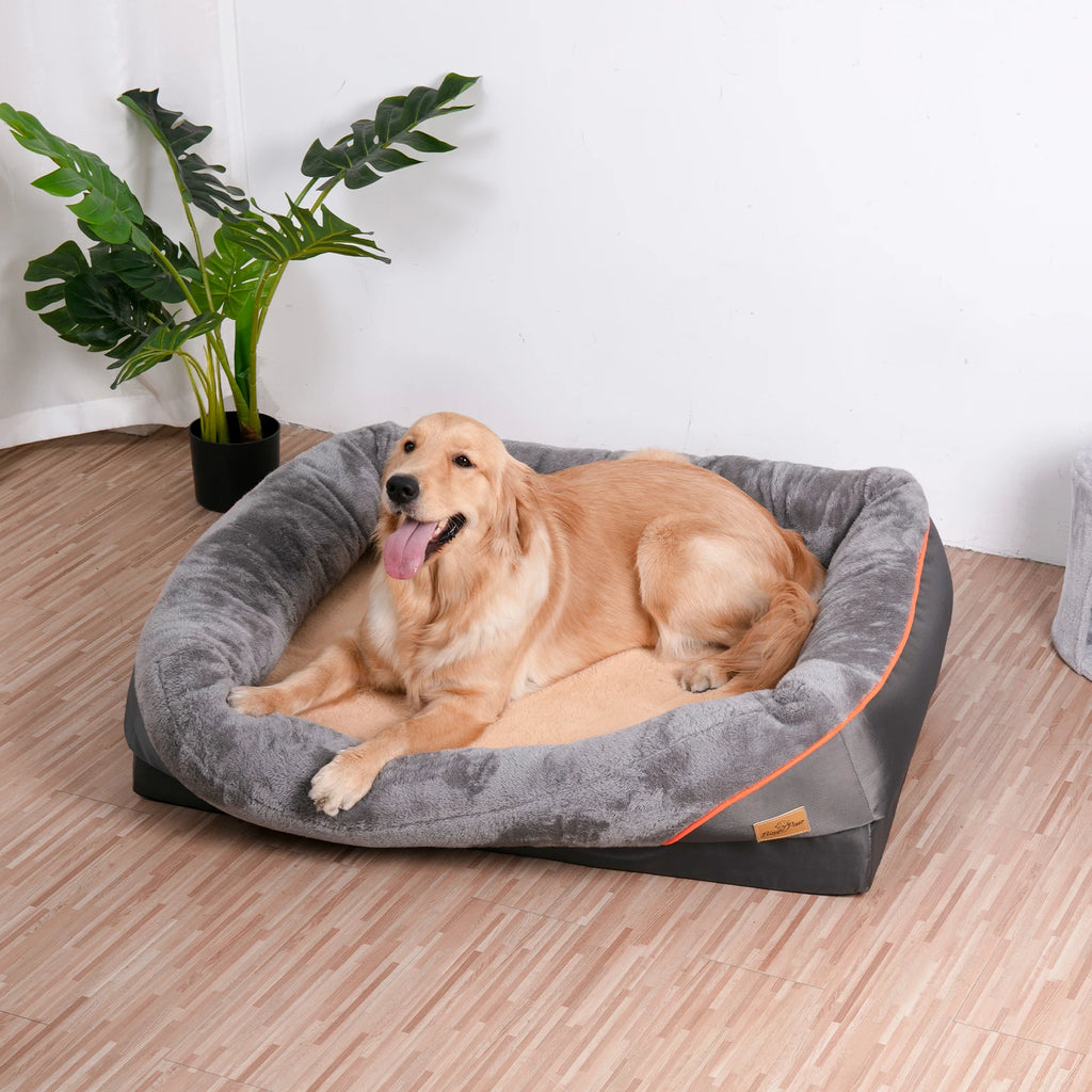 XL 2XL 3XL Dog Bed Super Soft Orthopedic Foam Pet Bed.