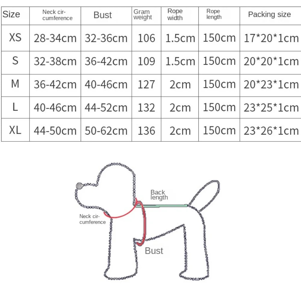 Creative Cute Pet Harness Leash Adjustable Anti-Escape.